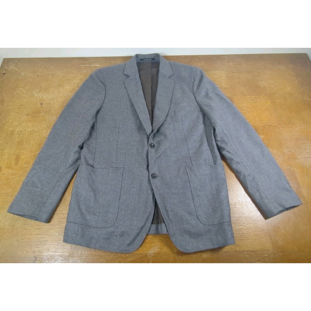 Richard‎ James Savile Row Double Face Lux Flannel Blazer Jacket Soft Grey 44R